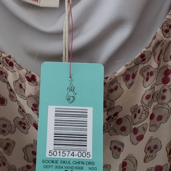 Tripp Sookie Skull Chiffon Dress - Picture 4 of 5